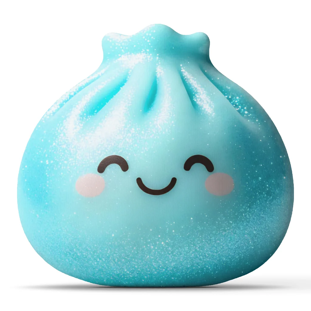 Kawaii Squishy Dumpling Shaped Stuffed Throw Pillow Cute Cartoon Cushion Sofa Home Decor Bedroom Accent Gift
