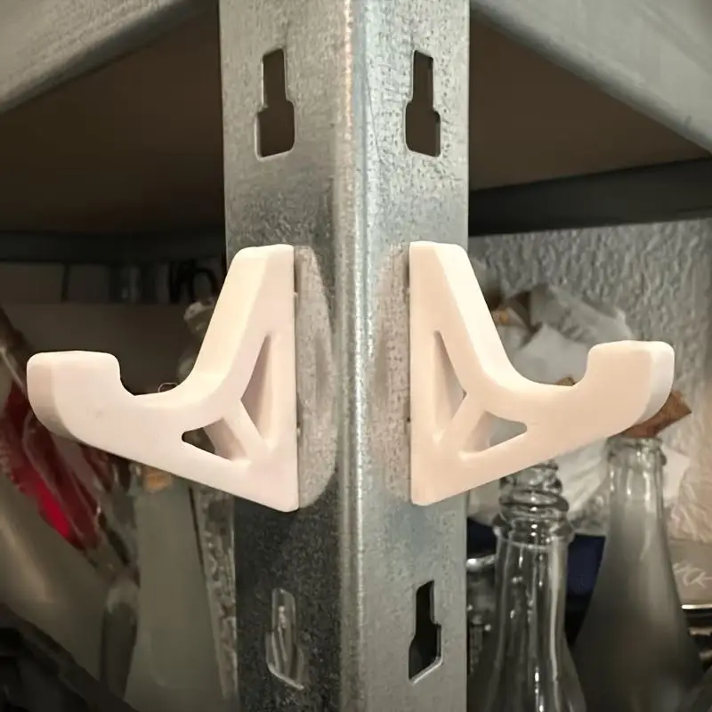 【M】2Pcs Heavy-duty Shelving Hook Ideal For Workshops, Garages And Home Offices, Expanding Storage Space, Utility Hooks
