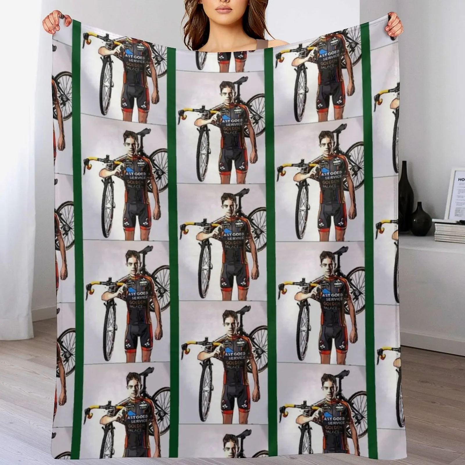 

Wout van Aert Throw Blanket