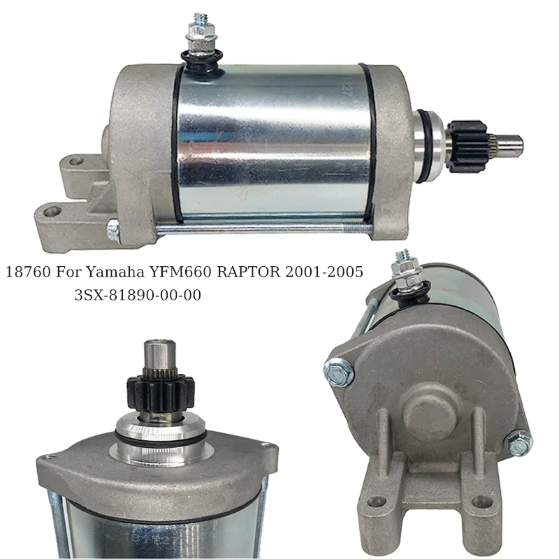 1pc Electrical Motorbike18760 Starter Motor For Yamaha YFM660 RAPTOR 3SX-81890-00-00 Interruptor Moto ATV &UTV Motos Accessories