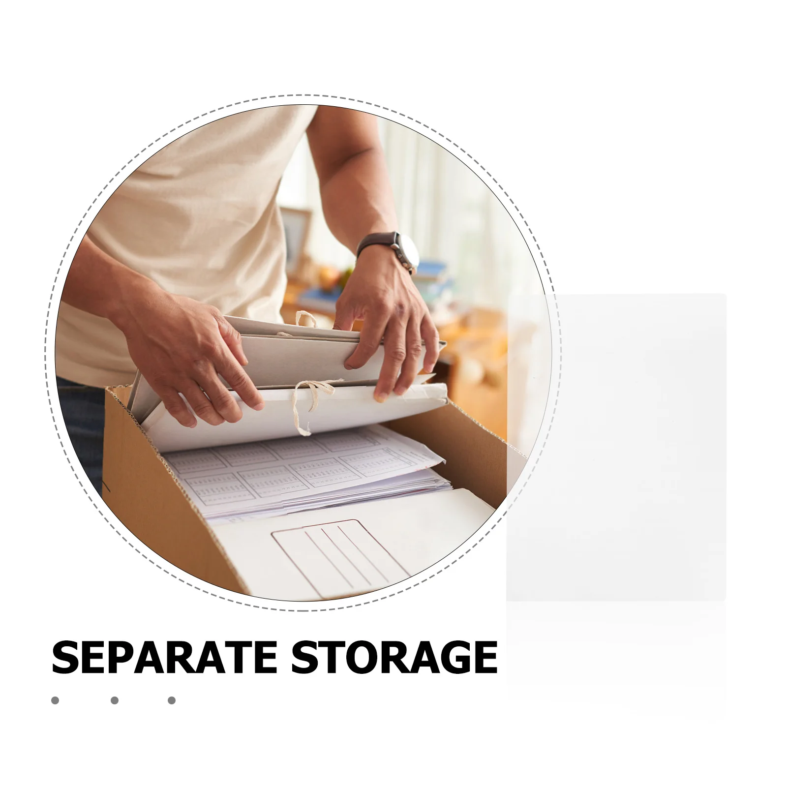 25Pcs A4 Plastic Document Organizer Waterproof File Folder with Side Opening for Easy Access Travel Document Holder Study