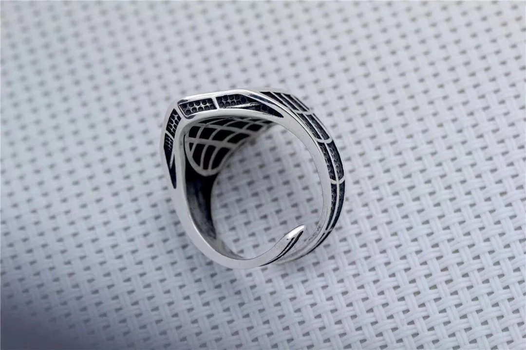 Trendy Spider Bug Open Adjustable Ring Men\'s Street Hip Hop Fashion Cool Jewelry Boy Gift
