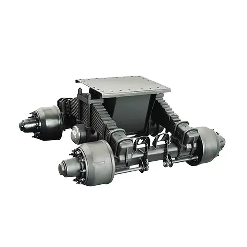 

2025 Factory Sales 24T 28T 32T Single Point Suspension Mechanical Trailer Bogie German or American Axle Suspension