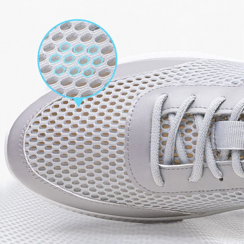 Oulylan Scarpe da ginnastica casual leggere da esterno Scarpe da corsa in rete da uomo Nuove scarpe sportive da uomo traspiranti estive grigie per scarpe da ginnastica da uomo