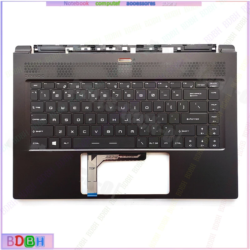 New Palmrest For MSI GS65 Stealth GS65VR MS-16Q4 Upper Case Backlit Keyboard USA