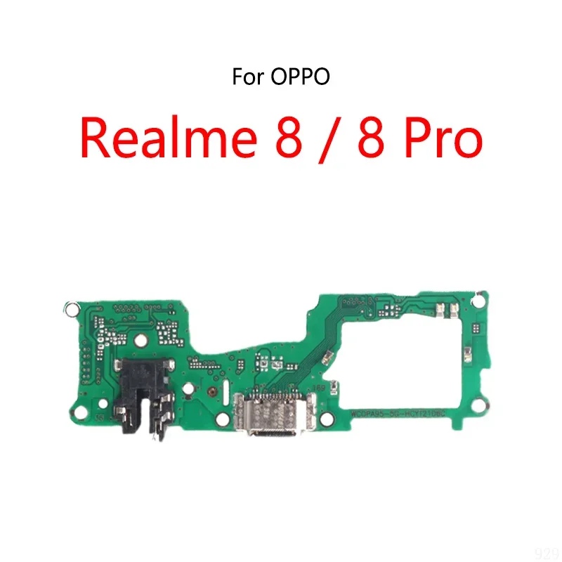 USB Charge Dock Port Socket Plug Connector Flex Cable For OPPO Realme 8/8 Pro 4G Charging Board Module