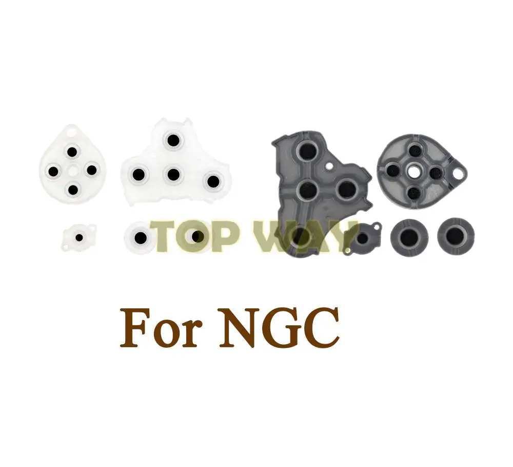 

100sets High Quality For Nintendo GameCube NGC Controller Conductive Silicone Button Pad Replacement