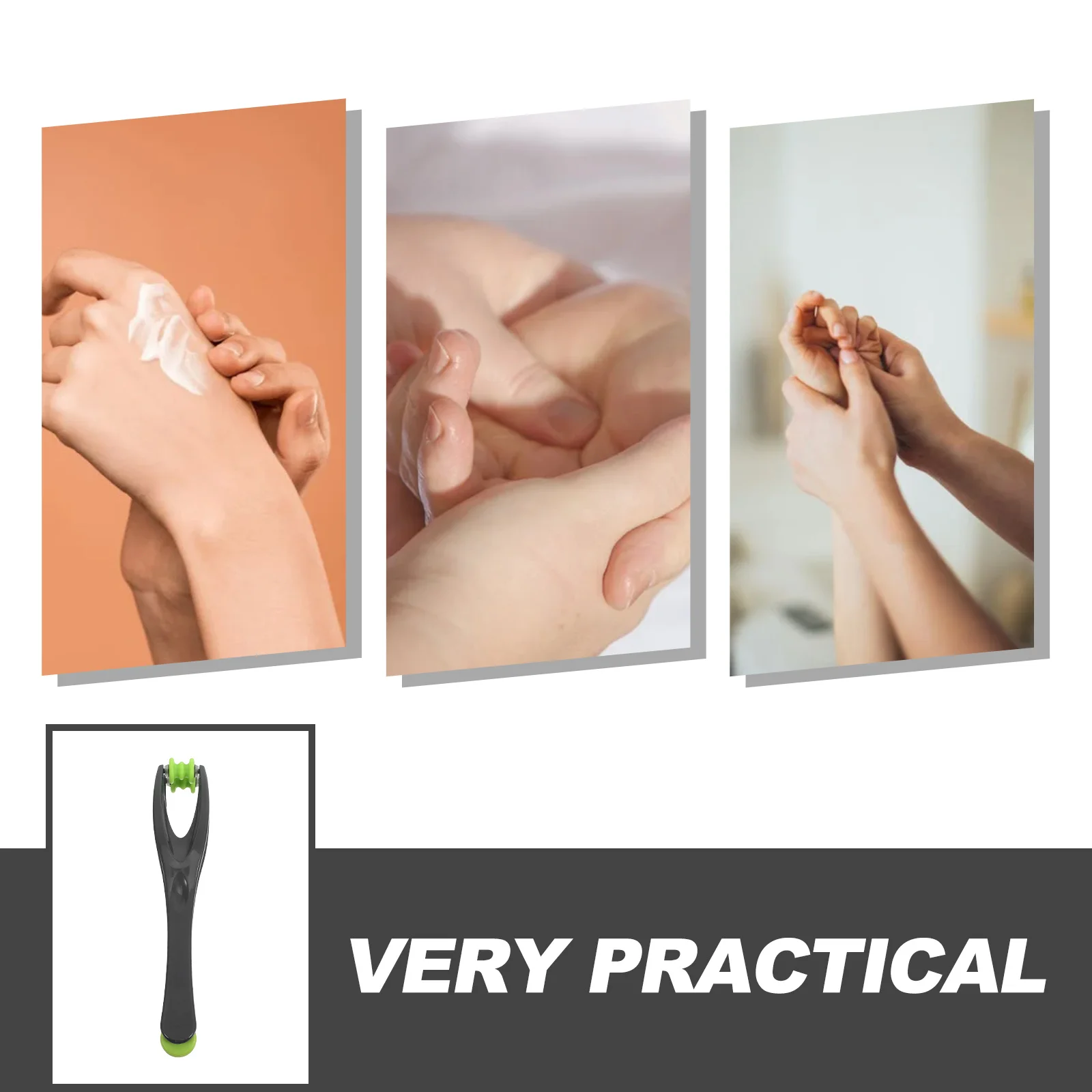 

Finger Massage Roller Handheld Massager Tool For Hand Flexibility Portable Relaxation Device Fine Supply