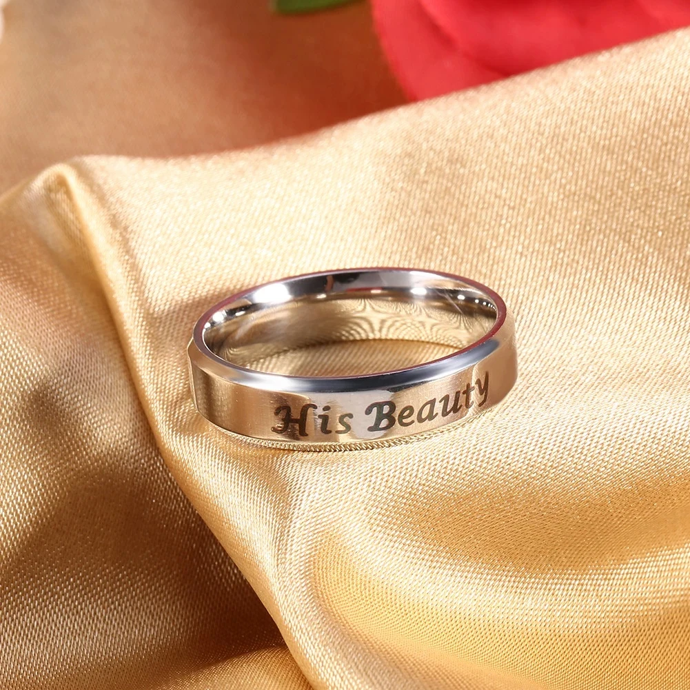 

Couple Rings Practical Sweet Style Hand Jewellery For Men Women