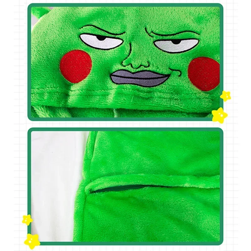 Mob Psycho 100 – pyjama à fossettes, Costume de Cosplay, Anime Mobu Saiko Hyaku, flanelle, body chaud d'hiver, cadeau de noël MN1