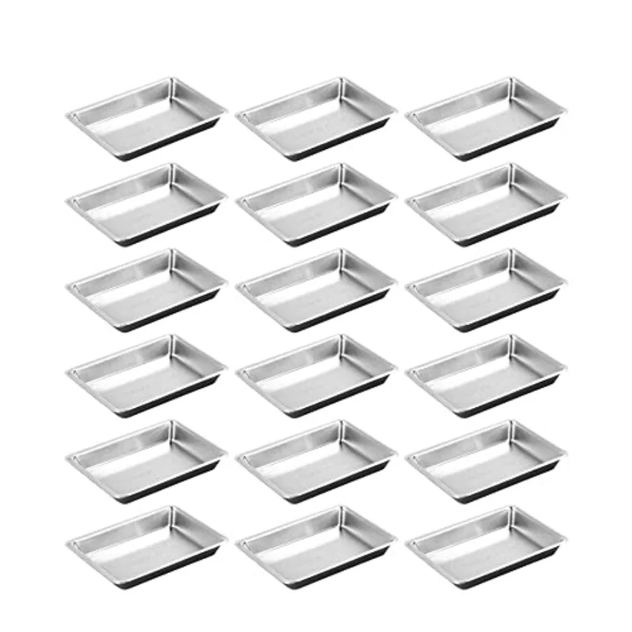

40pcs Plastic Disposable Sauce Dishes - Rectangle, Soup and Dipping Sauce Dishes, Home and Restaurant Supplies
