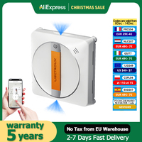 Robot Window Vacuum Cleaner LIECTROUX YW710,Dual Water Spray,Laser Sensor,Smart Home Glass Wall Washing,App&Remote Control