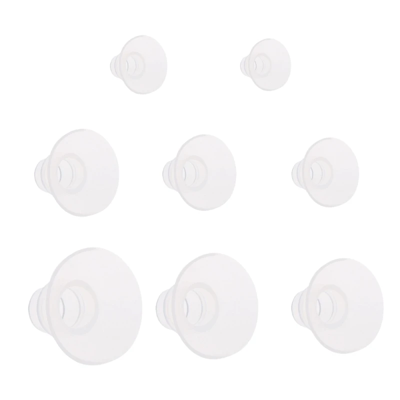 

2024 New Breast Pump Flange Inserts Breast Feeding Pump Shield Narrow Connector Silicone Flange Insert Feeding Pump Accessories