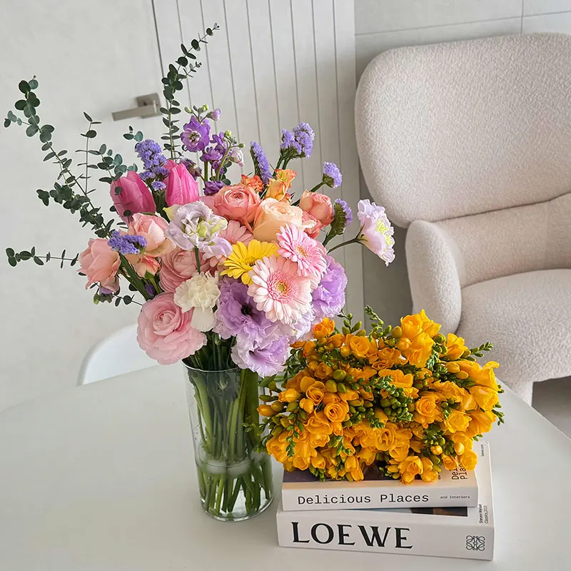 [الزهرة المزدوجة] باقة الزهور الحيوية للكي من دافال، كمية محدودة خاصة جدًا