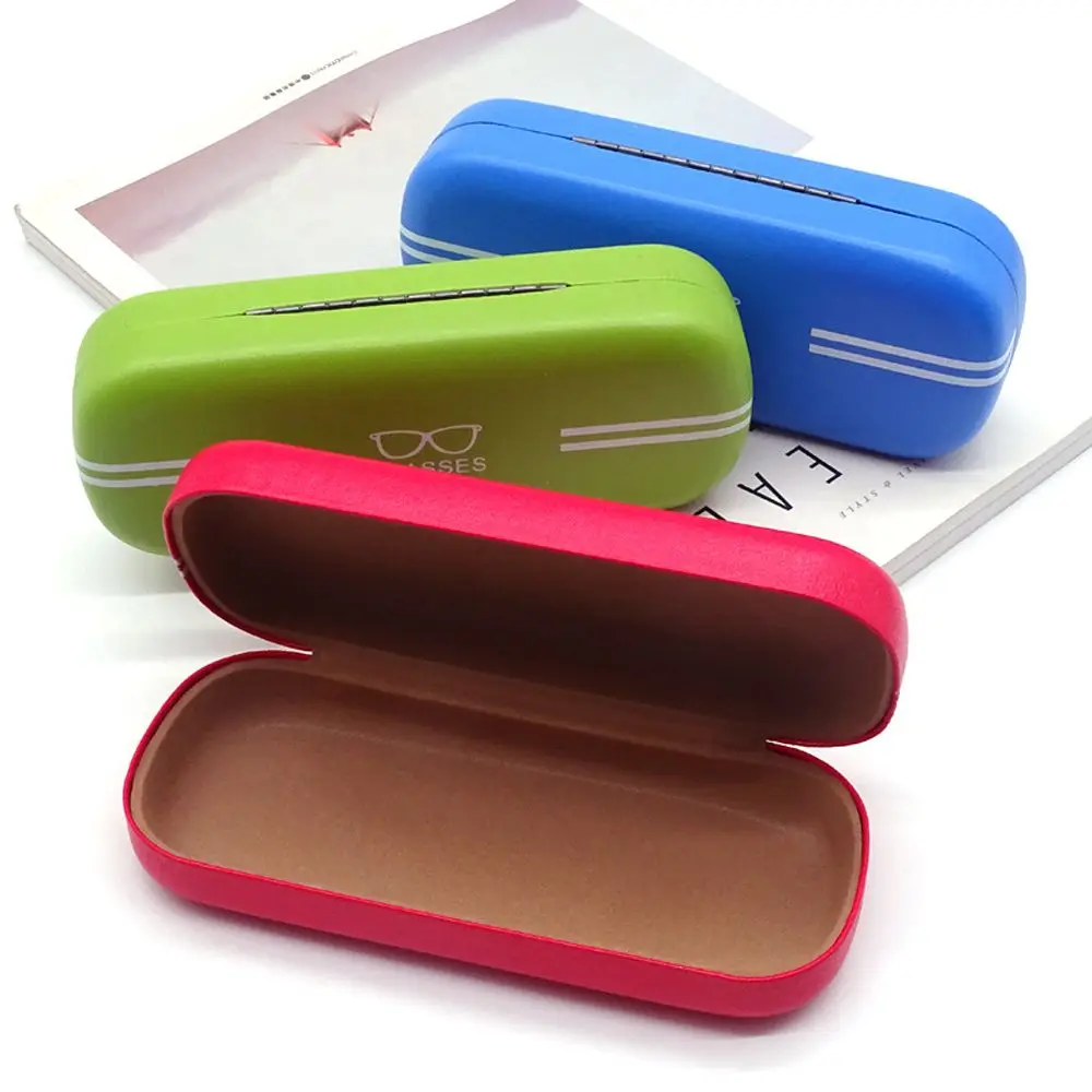 

Protective Cove Eyewear Protector Box Male Female Metal Glasses Case Eye Glasses Holder Eyewear Protector Case Sunglasses Pouch