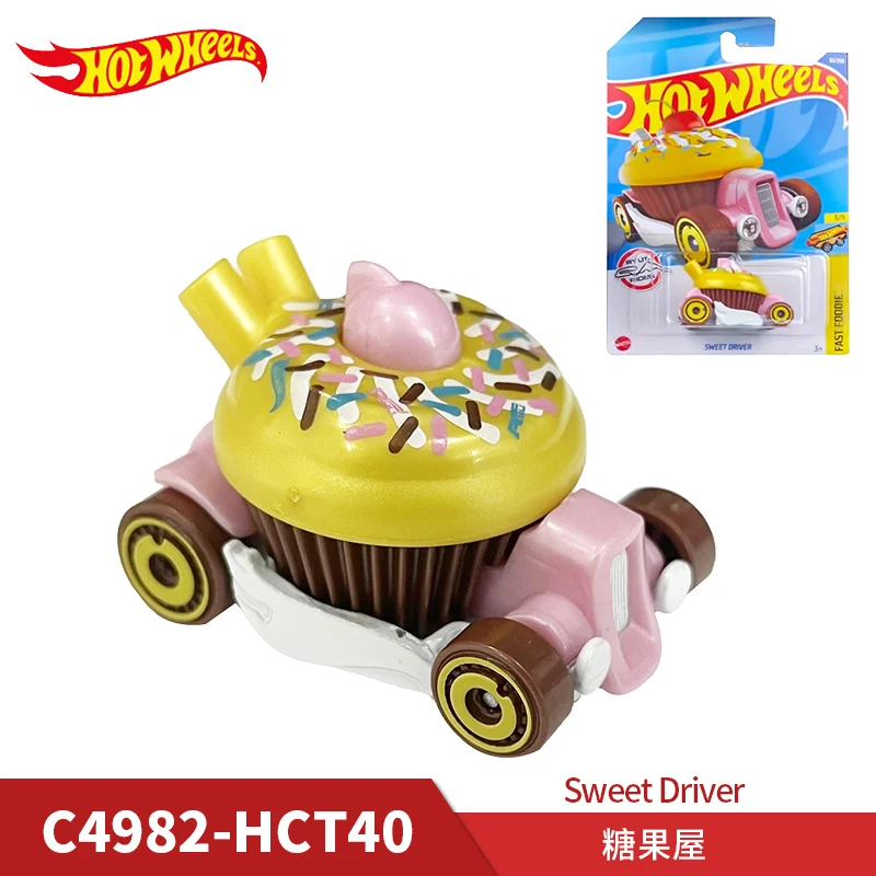 Hot Wheels Car 2024 Pink Donut Drifter Sweet Driver 87 Dodges D100 Monster High Ghoul Mobile Model Boys Toys Christmas Gift