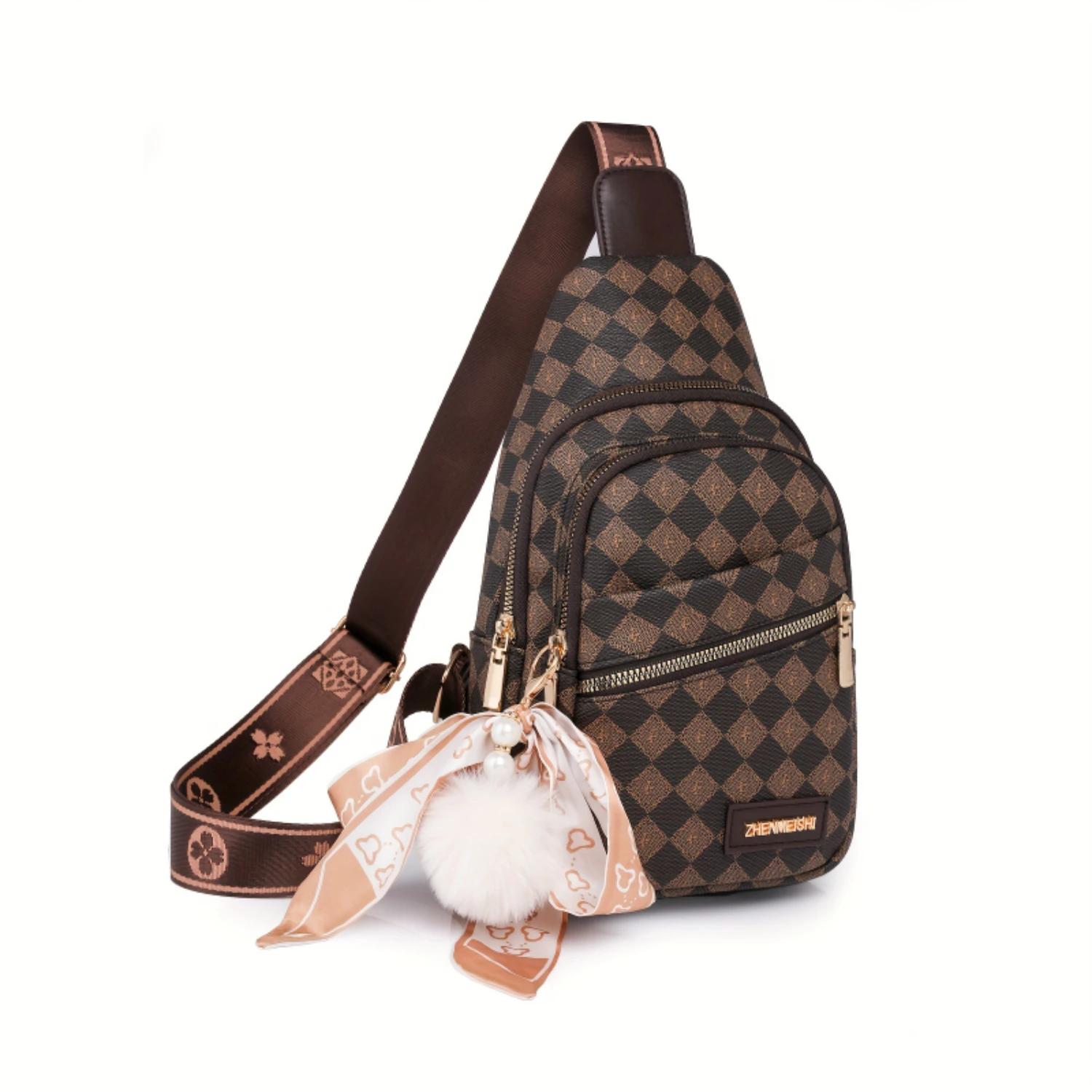 

Adjustable Strap Crossbody Sling Bag for Women - Trendy Crossbody Purse for Work & Shopping