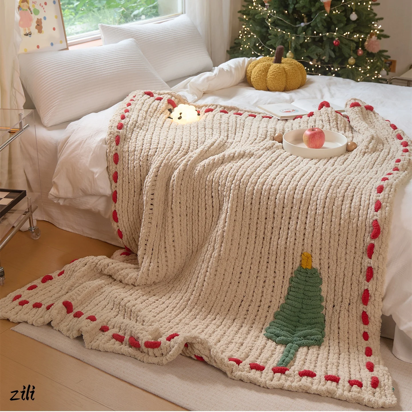 Autumn Winter Warm Velvet Throw Blanket Multifunctional Warmth Sofa Blankets Double Bedding Cover Christ Mas Gift Washable