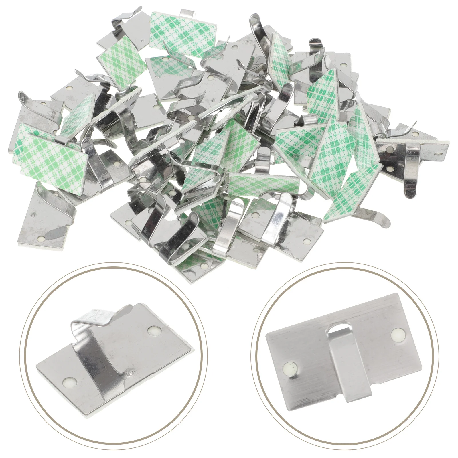 50 قطعة منظم سلك أجهزة المطبخ مشابك كابلات ذاتية اللصق للمكتب على الحائط وحامل إدارة الأسلاك للسلامة المدمجة #3