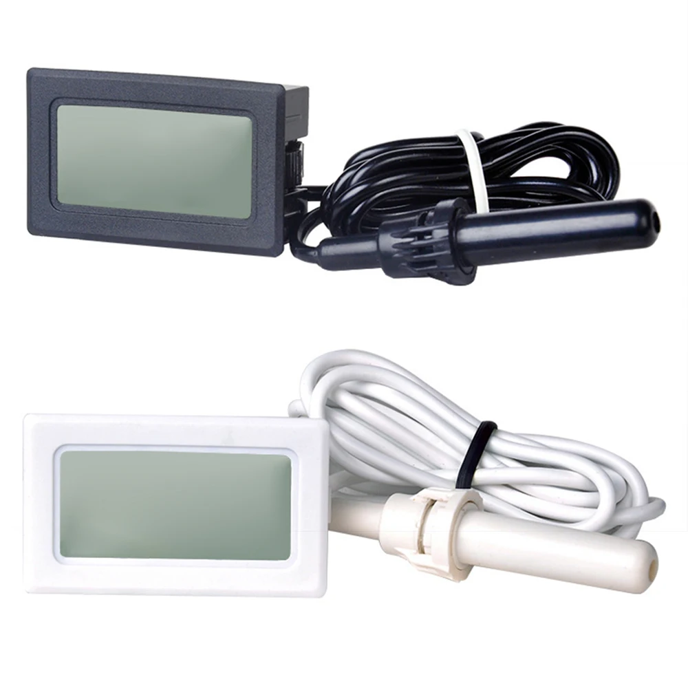 FY-12 Mini LCD Digitalthermometer Hygrometer Messgerät Tester Sonde Inkubator Aquarium Temperatur- und Feuchtigkeitsmesser Sensor Detektor – Detail 1