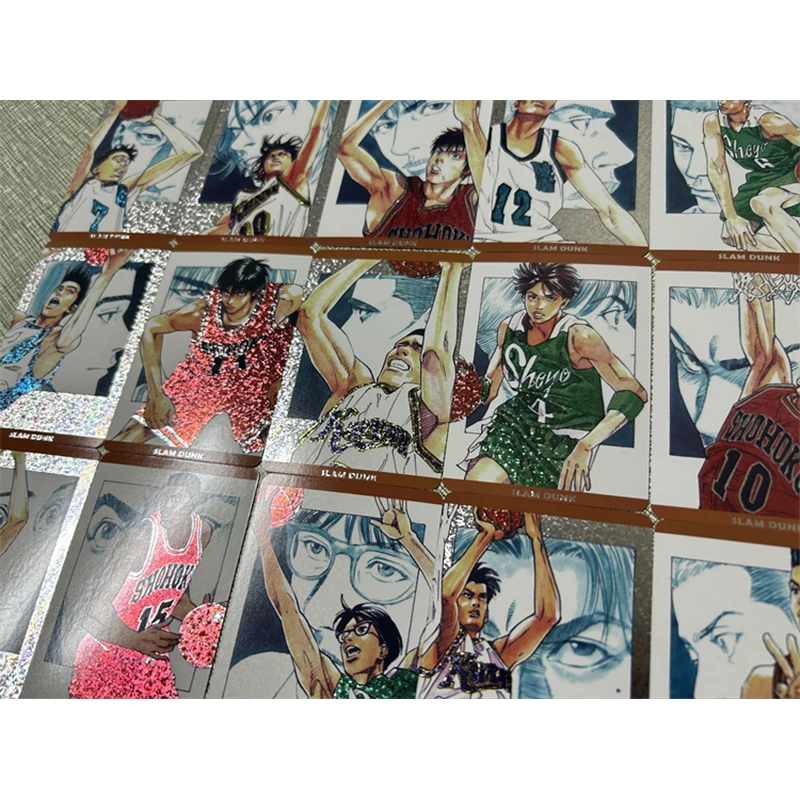 Anime Slam Dunk Sakuragi Hanamichi Haruko Akagi Jin Soichiro Kiyota Nobunaga Flash Cards New Collection Schoolboy Birthday Gifts