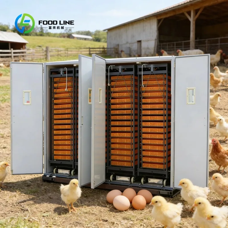 16000 Eggs Automatic Egg Incubator Large Capacity High Hatching Rate Commercial Poultry Hatching Customized