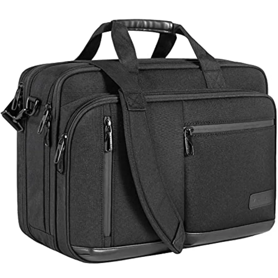 

Laptop Briefcase for Men Women 17.3 Inch Laptop Bag Water Repellent and Expandable Messenger Bag with Strap Premium Shoulder Ba