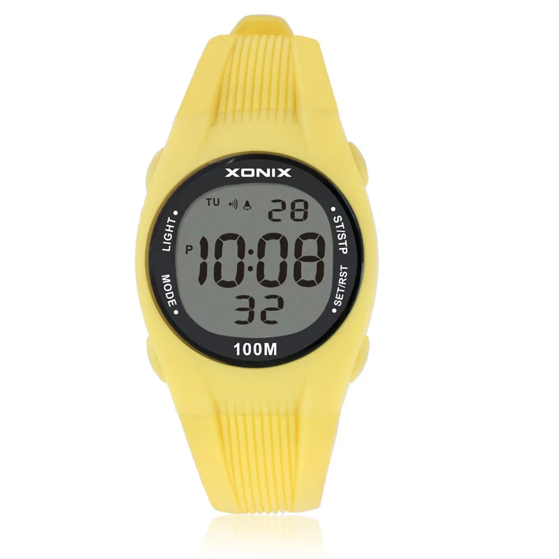 GOLDEN New Fashion Luminous Waterproof 100m Female Students Ladies Personality Sports Stopwatch Trend Electronic Watch EC