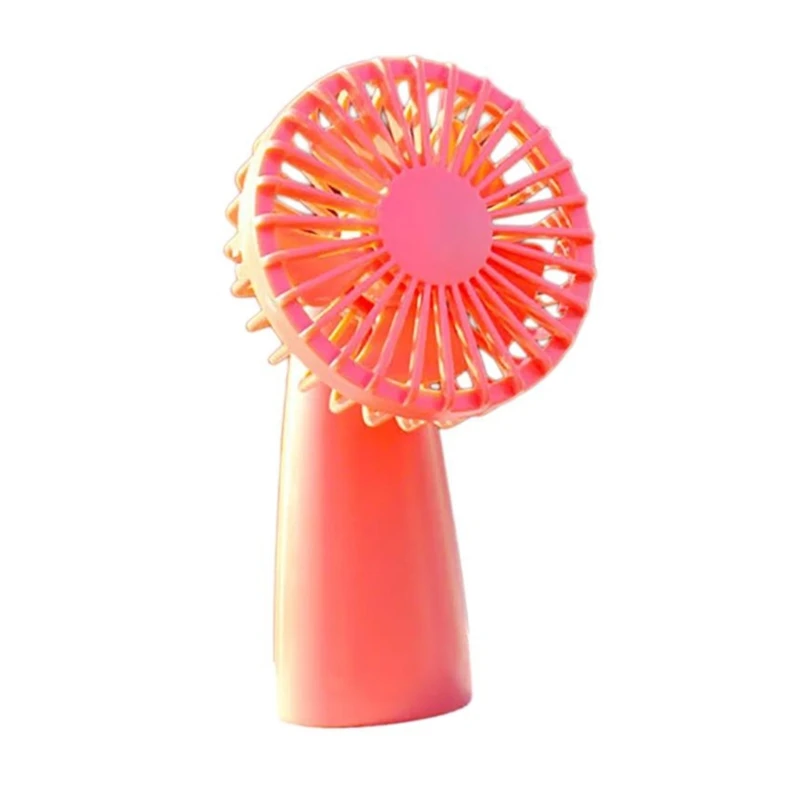 Mini Portable Powered Handheld Fan 90° Swing Neck Fan Table Desktop Fan