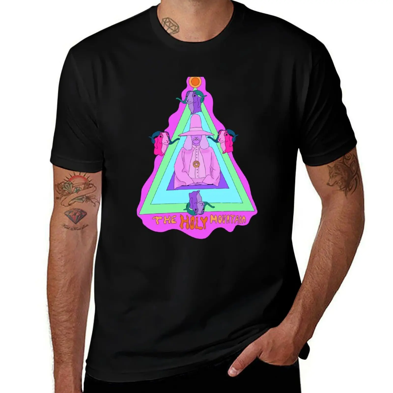 

The Holy Mountain T-Shirt t shirt for man 100 percent cotton t shirts designer man graphic t shirt T-shirt