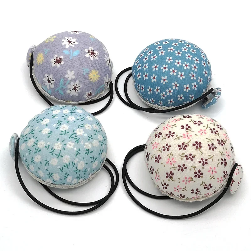 Hot Sale 1Pc Ball Shaped DIY Craft Needle Pin Cushion Holder Sewing Kit Pincushions Wrist Strap Pin Cushion Sewing Supplies