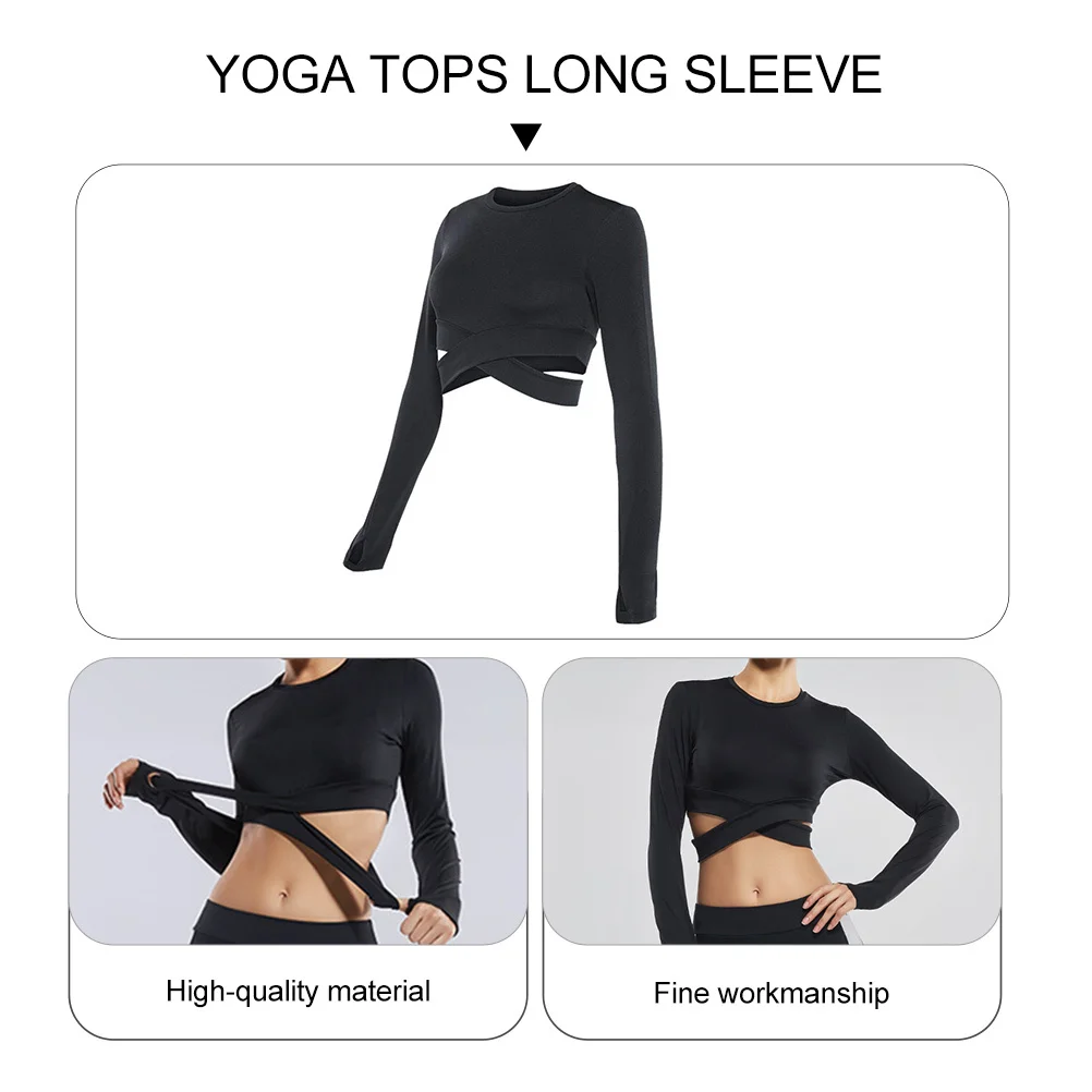 

1Pcs Women Yoga Tops Comfortable Close-Fitting Quick Dry Breathable Elastic Fitness Workout Shirt Slim Design Sportswear