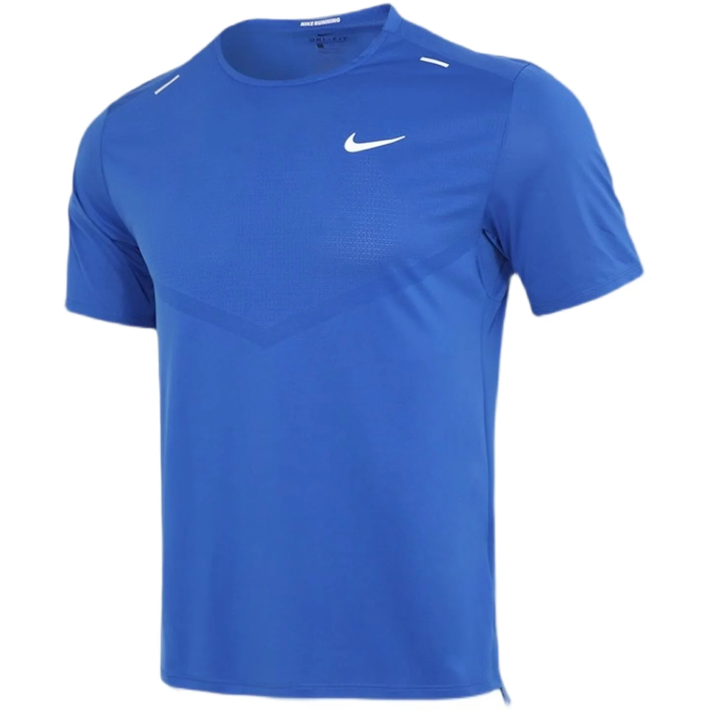 Camiseta de Running para Hombre Nike Dri-Fit Rise 365 – Azul, Serie Dopamina, Tecnología Transpirable, Tejido de Secado Rápido CZ9185-481