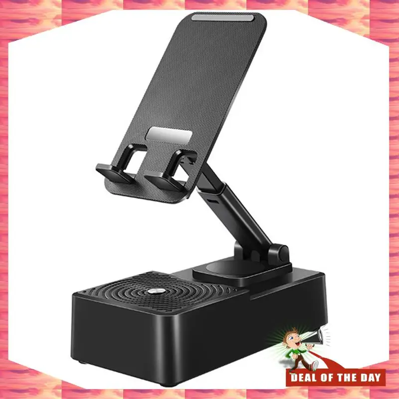 24-Hour Delivery Cell Phone Holder With Bluetooth Audio Multi-Function Portable Cell Phone Holder Desktop Cell Phone Tablet Hold