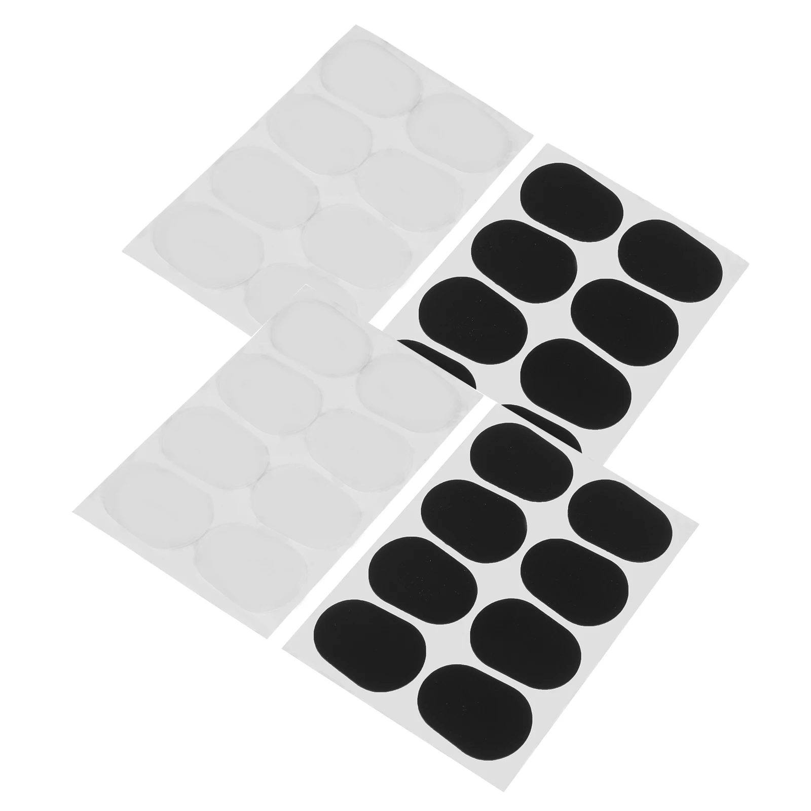 

4 Sheets 0.8mm Thick Saxophone Mouthpiece Pads for Alto Tenor Soprano Sax Clarinet Non Slip Mouthpiece Patch Cushion Protector