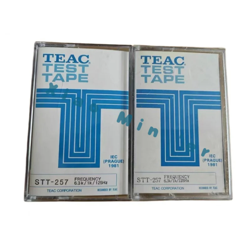 For TEAC TEST TAPE STT-257 6.3K/1K/125Hz-10dB Level Adjustment Head Azimuth Alignment Frequency Response Check