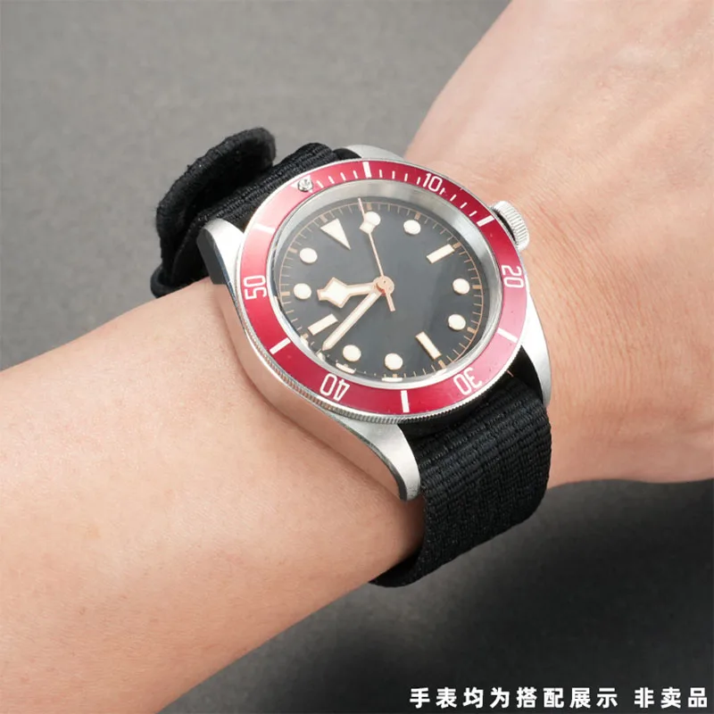 Нейлоновый ремешок для часов Tudor Black Bay/Pelagos 22 мм - военный мягкий сменный ремешок M2542G M25707B M25727K, водонепроницаемый, прочный