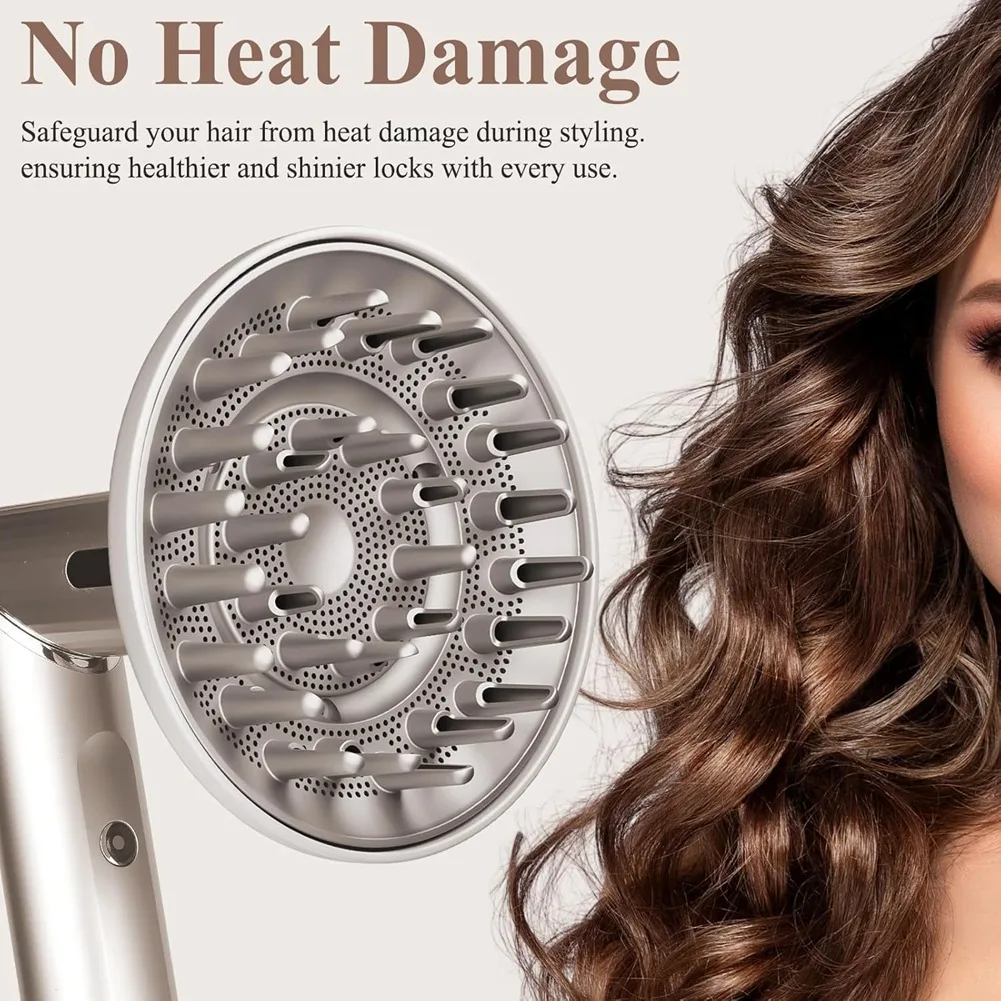 

【GRATEFUL】Large Diffuser Attachment For Shark Flexstyle, Upgraded Diffuser Nozzle For Dryer Faster And Define Wavy, Curly Hair