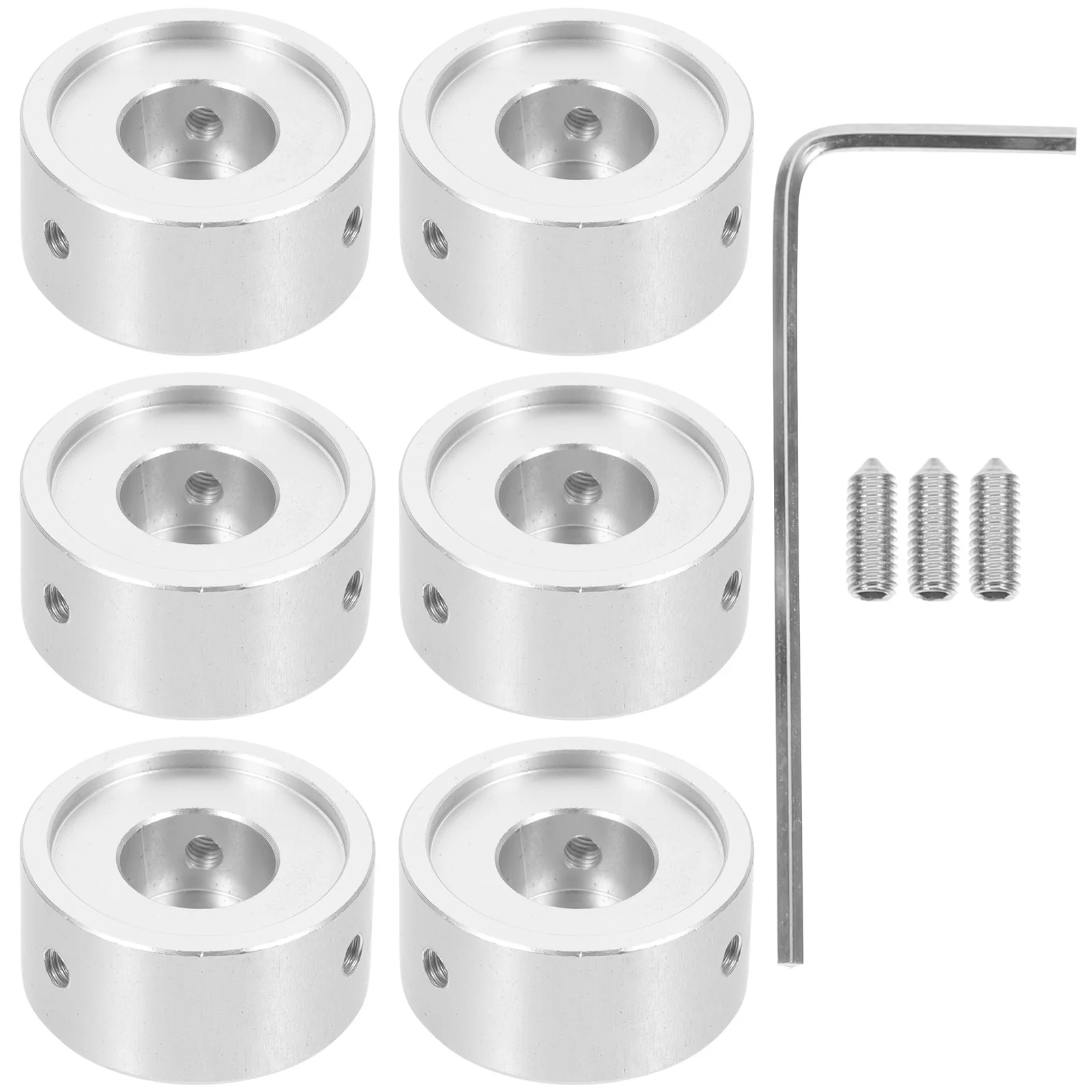 

6 set Guitar Effect Pedal Footswitch Caps Metal Nail Toppers Replacement Accessories Small Durable Practical For Guitarists Long