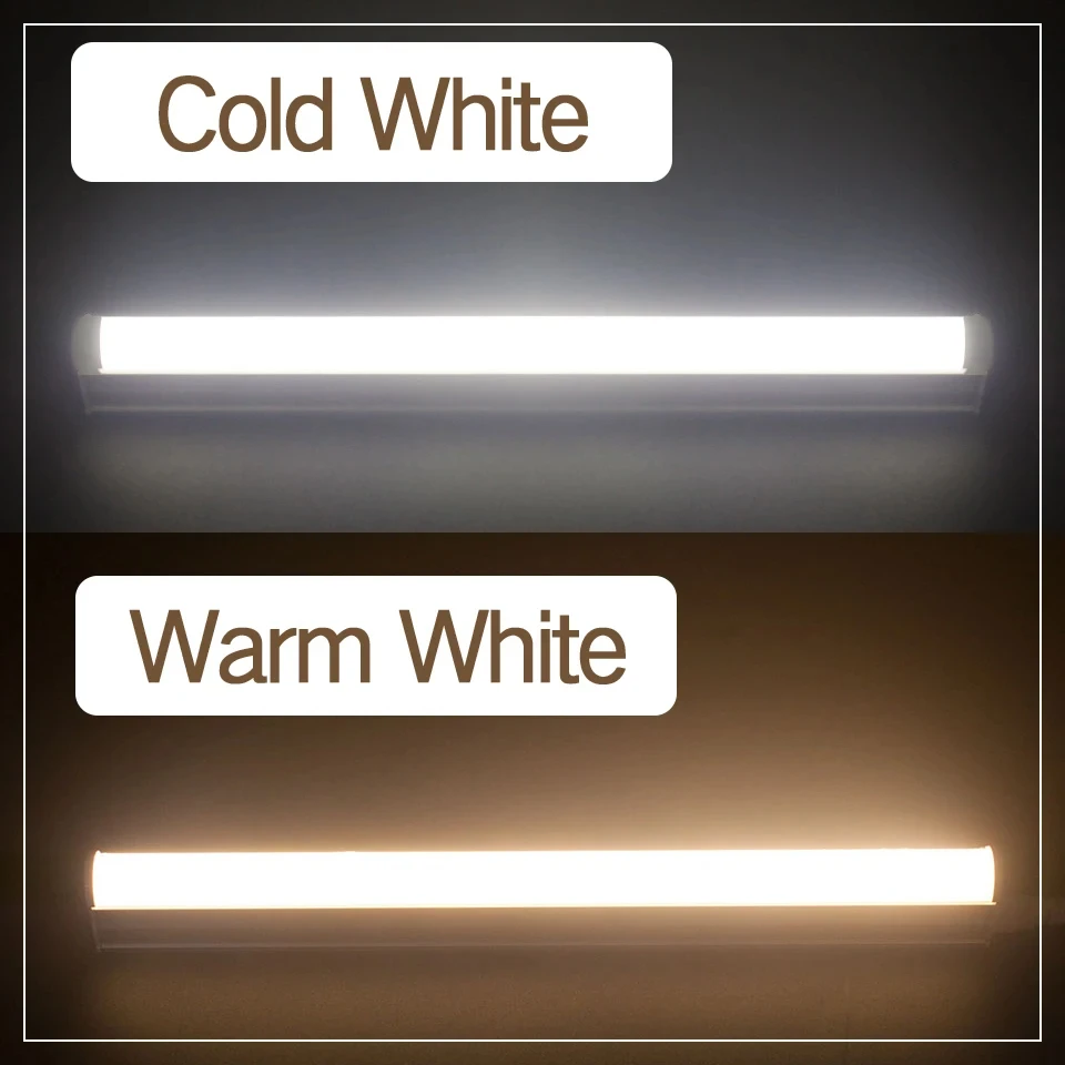 180-265V Cabinet Lights Led Tube Light Bar 60CM 90CM 100CM 120CM Under Cabinet Lighting for Kitchen Warehouse Garage Closet Lamp
