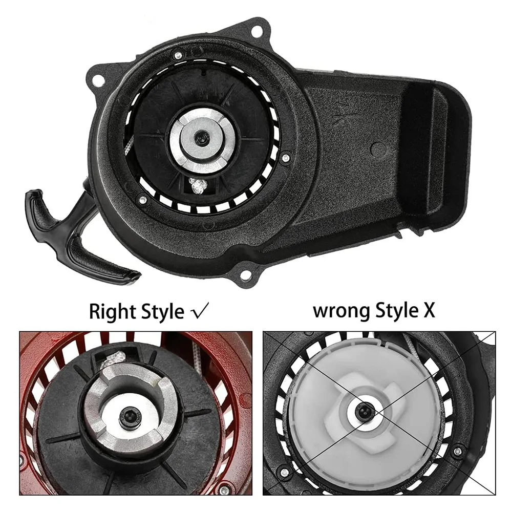 

Premium Motorcycle Recoil Starter Pull Starter Kit For 2 Stroke Engine 47Cc 49Cc Mototec SSR Taotao ATV Mini Pocket Bike Kart