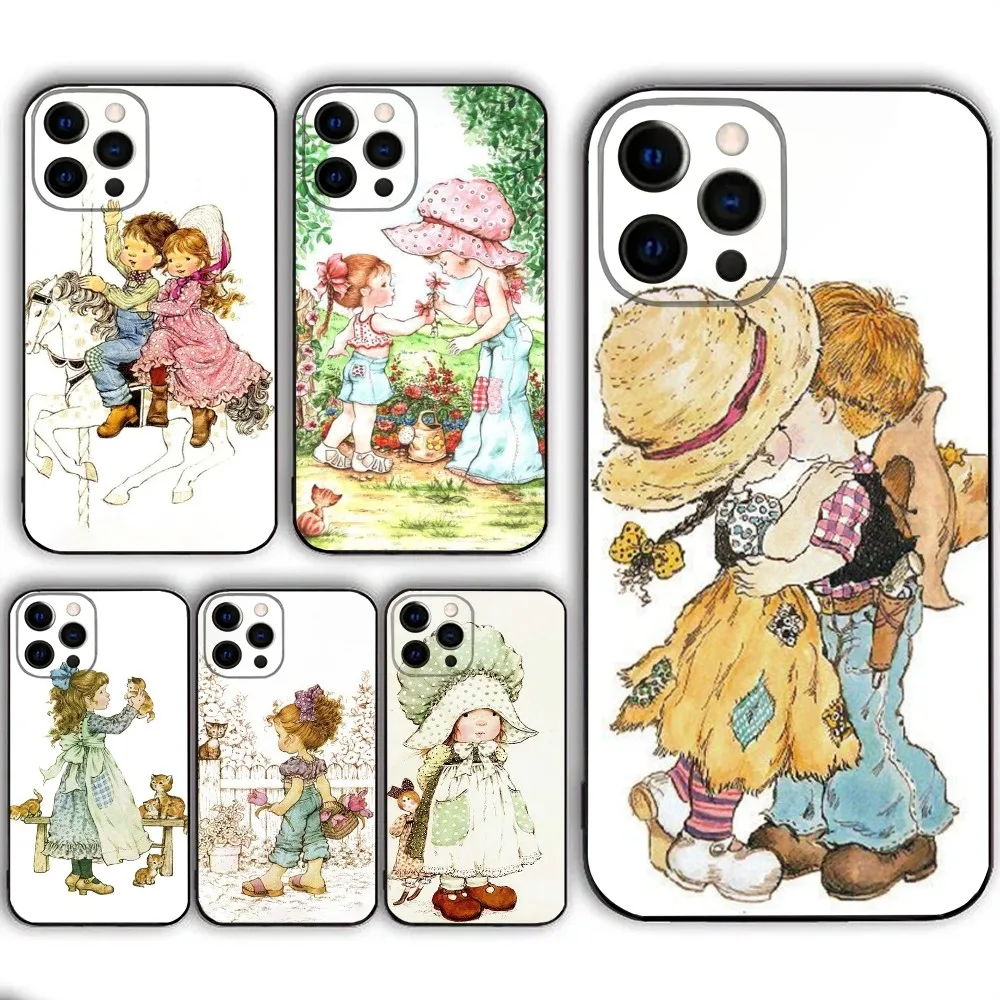 S-Sarah K-Kay Girls Phone Case  For IPHONE 15,13,14,12,Mini ,11, Xr, X ,Xs Pro Max 8, 7 Plus Back Cover