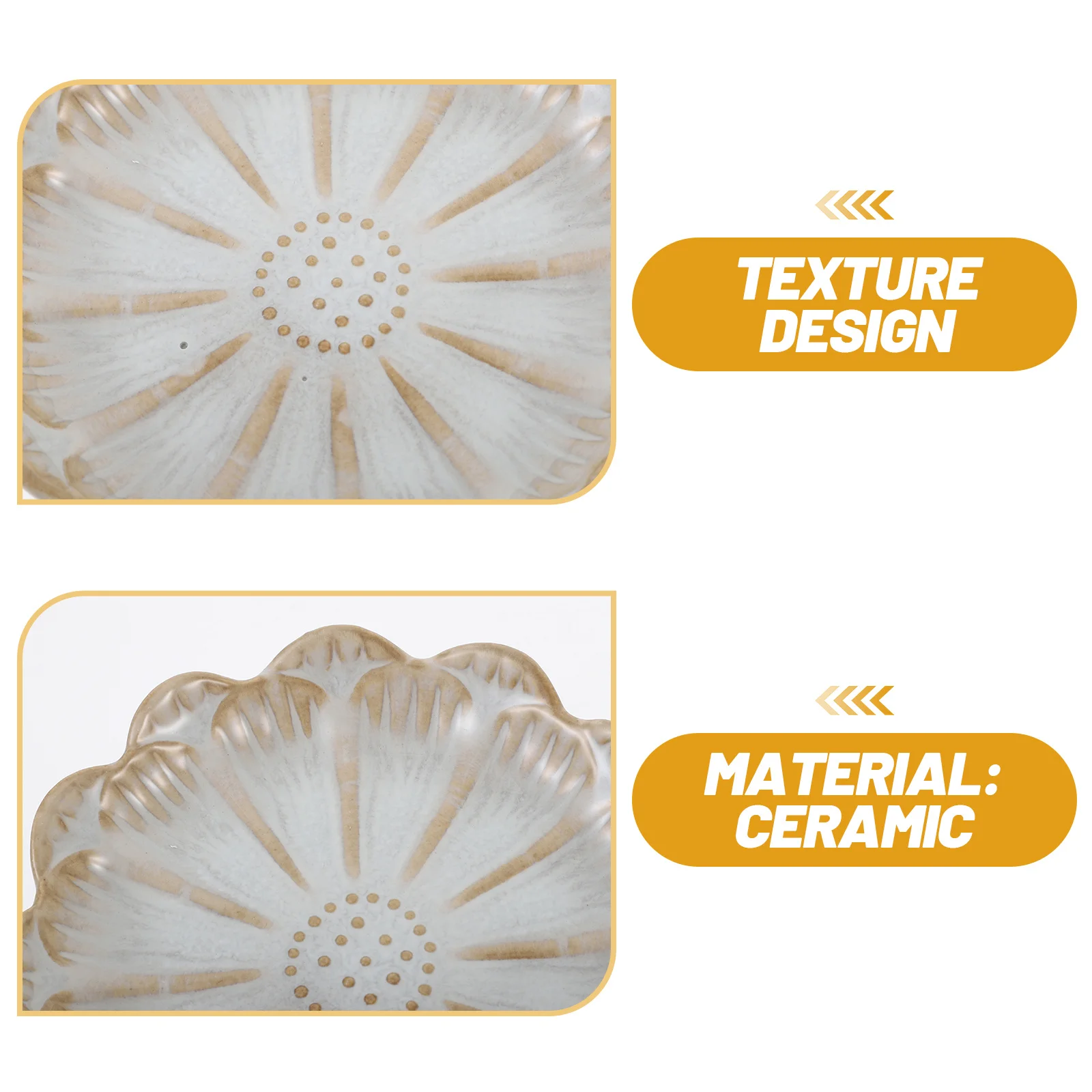 

Набор из 2 керамических подставок в форме лотоса для украшений: кольца, серьги, ожерелья. Декоративный настольный органайзер, декор для дома, подарок.