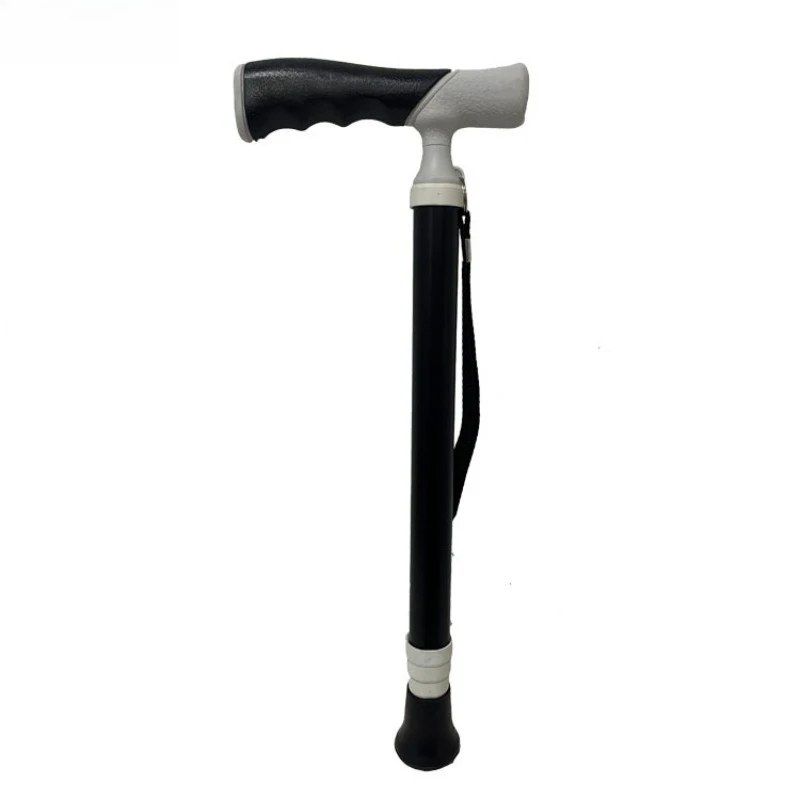 Telescopic Walking Cane Anti Slip Hand Stick Multifunctional Hiking Pole for Elderly Travel Mountain Climbing Support