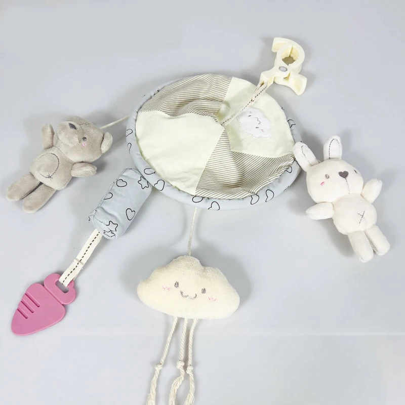 新生児用のハンギングガラガラ,動物の形をしたかわいいベビーベッド,吊り下げおもちゃ,ベビーカー