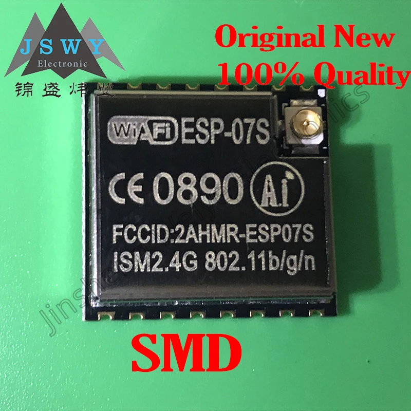 

5~20PCS Free Shipping ESP8266 Serial to WIFI Module ESP-07S Industrial Grade Low Power 100% brand new stock Free Shipping