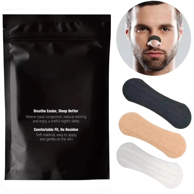 

30/60Pcs Breath Nasal Strips Anti-Snoring Nose Patches Improve Sleeping Health Product To Stop Snoring Easier Sleep Aid Decive