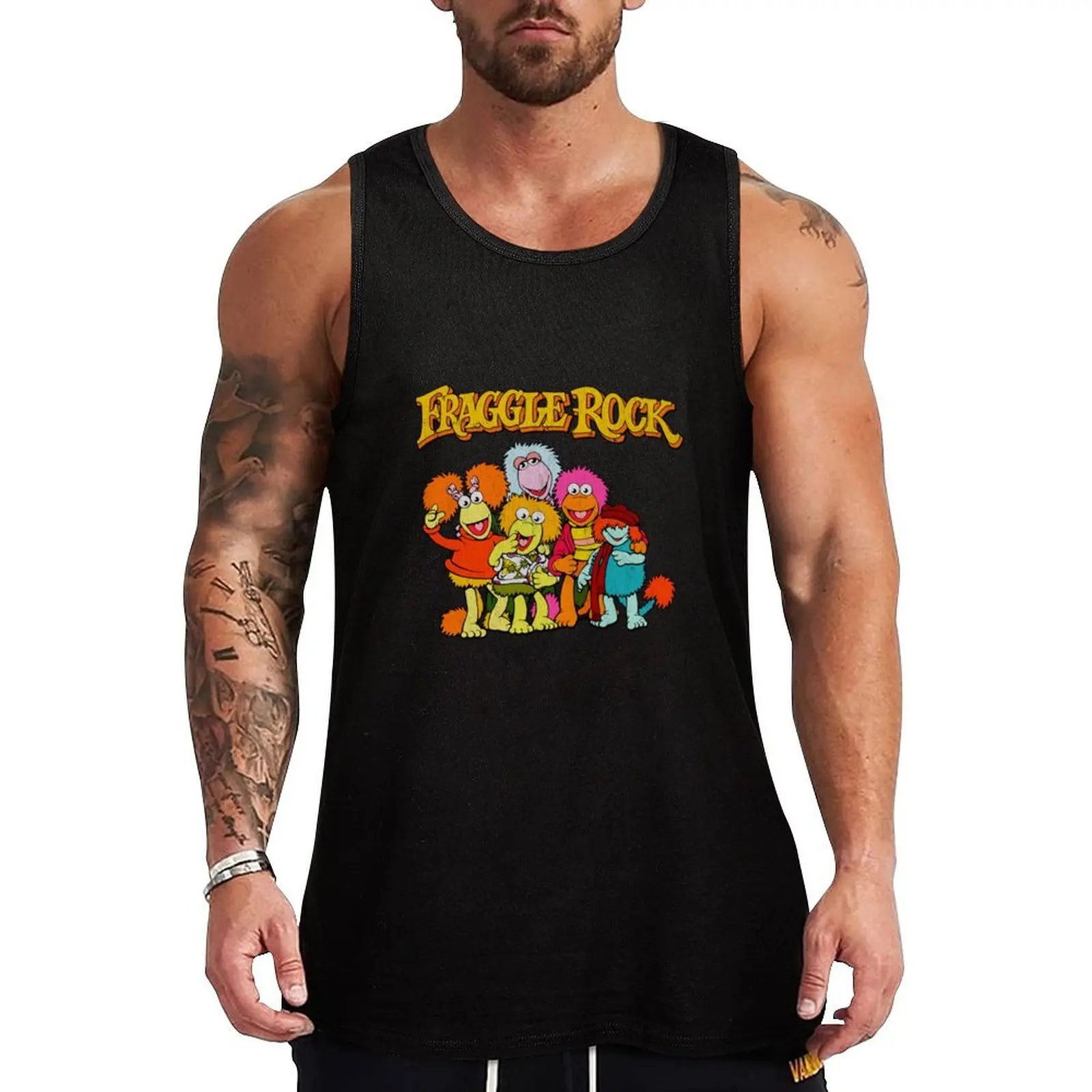 

Fraggle Rock Tank Top Men's summer vest Vest male men clothes