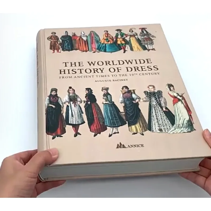 488p Costume History Artwork Art Book Clothing Dictionary Classical Courtly Costume Design World Pictorial English Version