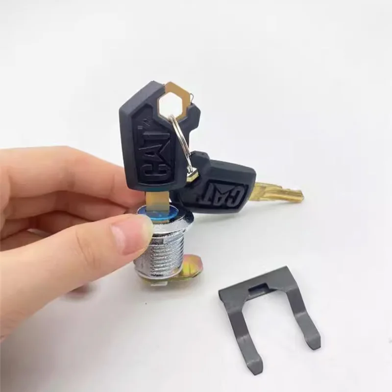 For CATERPILLAR CAT E306 307 320 324 329 330 336 Side Door Lock Cylinder Side Cover Lock Cylinder Excavator Accessories